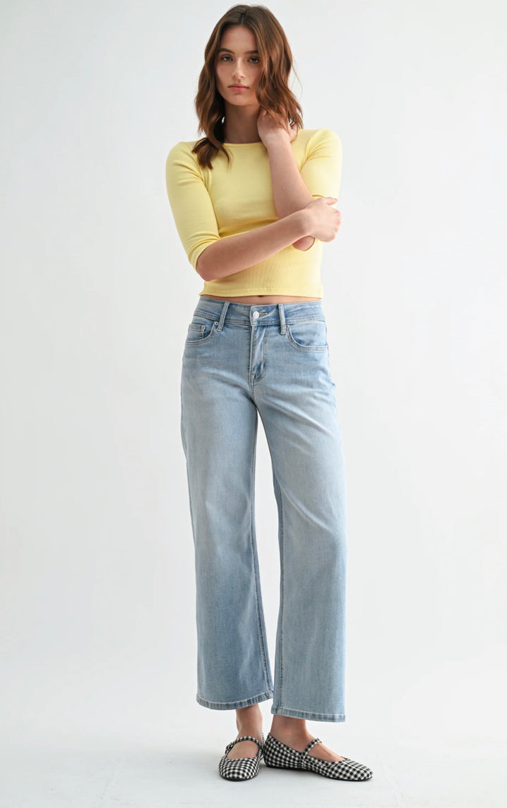 🌊 Coastal Cool Ankle Jeans