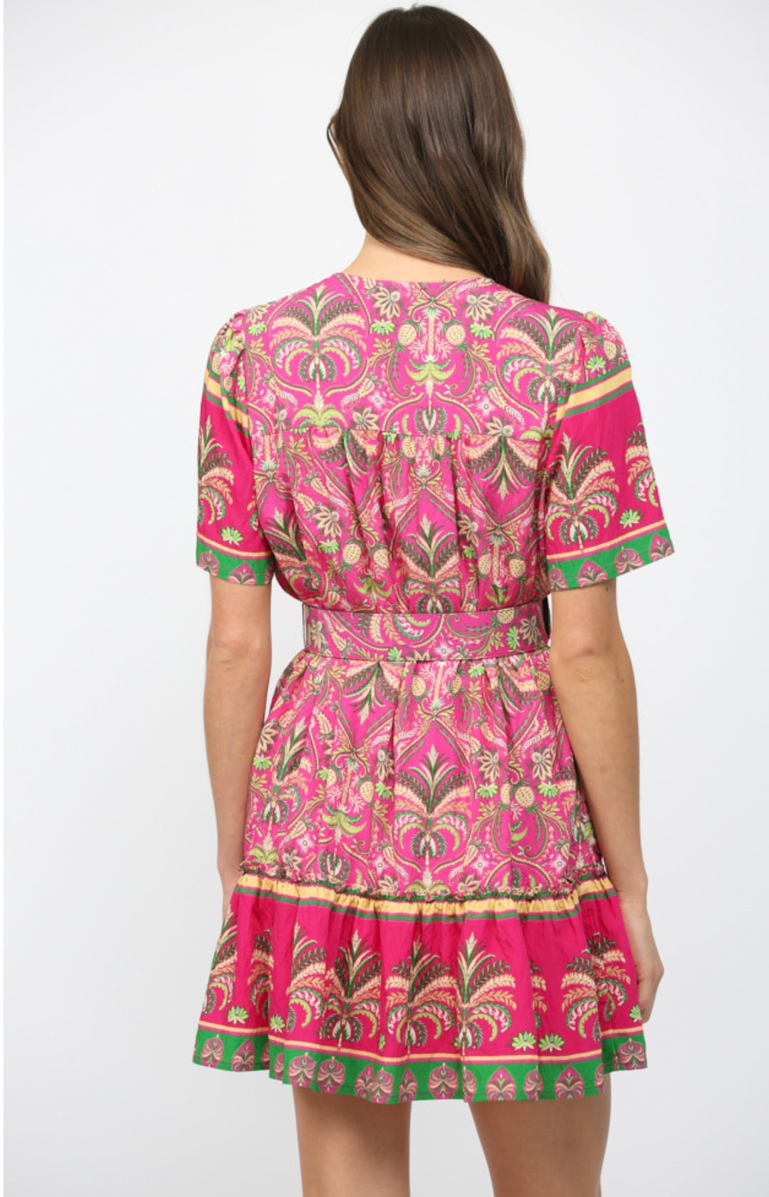 🌺 The Magenta Garden Party Dress