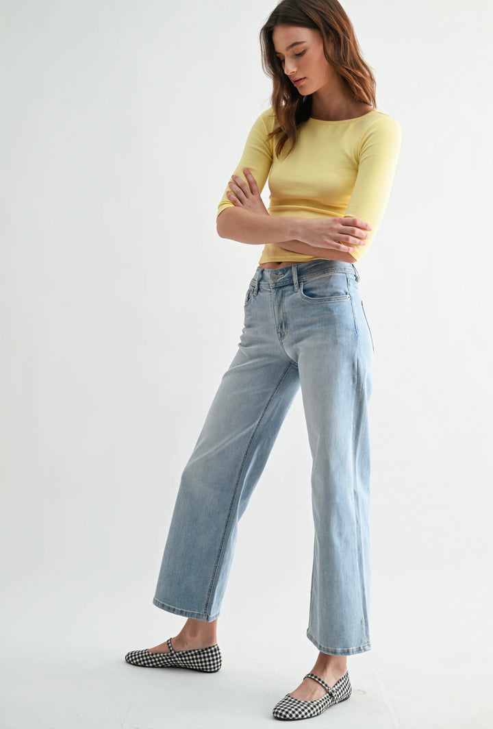 🌊 Coastal Cool Ankle Jeans