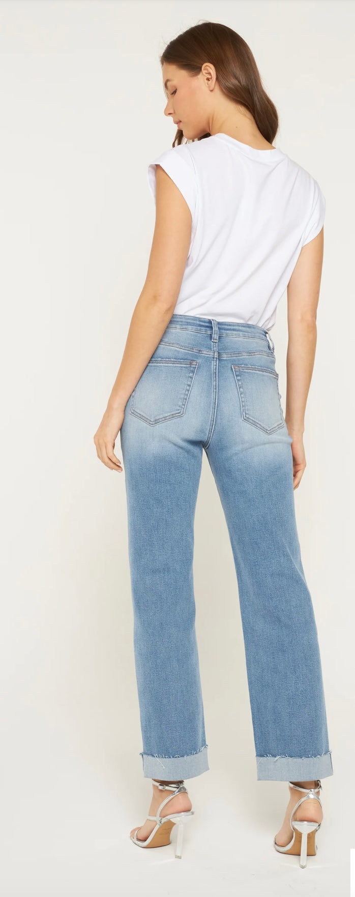 Queen Blue Straight Leg