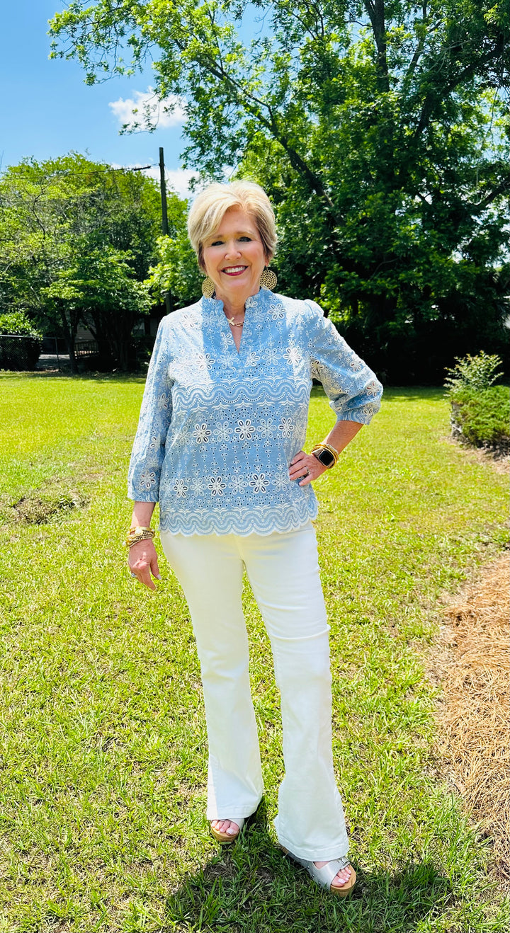 Scalloped Edge Top