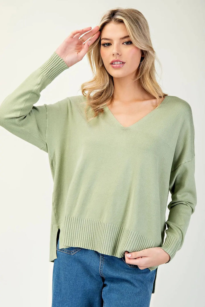 Calm & Cozy V-Neck