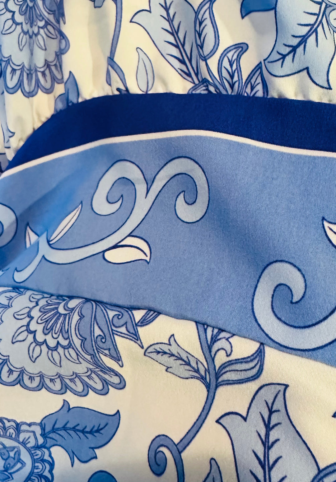 Eloise Dress | Porcelain Vines Blue