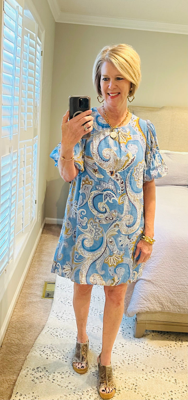 Picture Perfect Paisley Dress