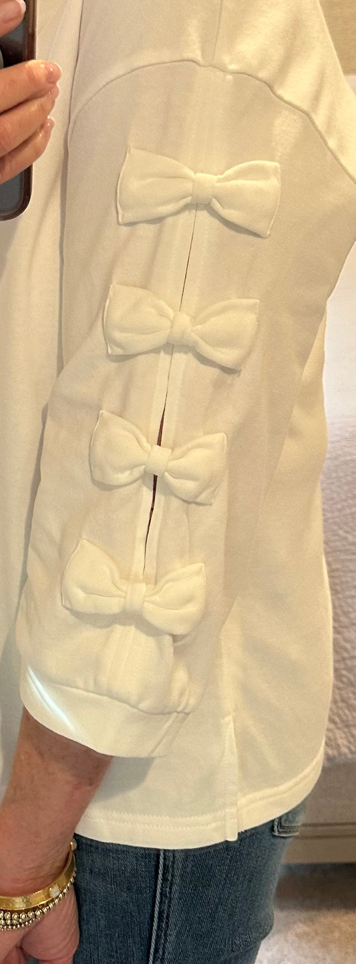 Cozy and Bows- White