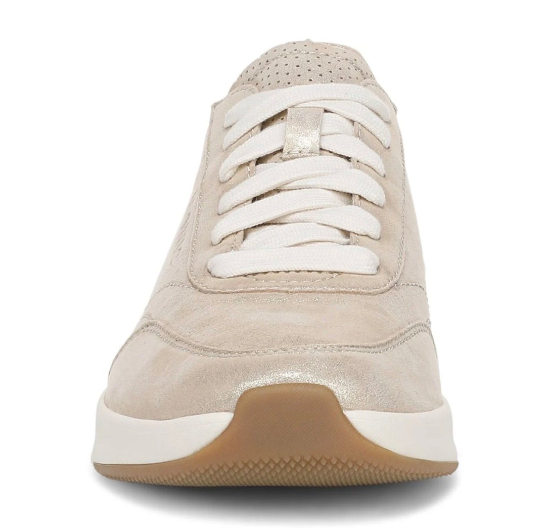 UPTOWN SNEAKER - GOLD SHIMMER LEATHER