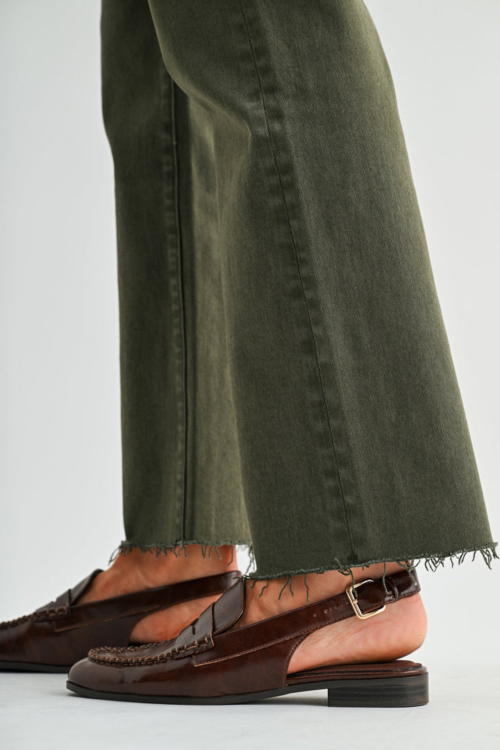 Olive You Forever Tummy-Tuck Jeans