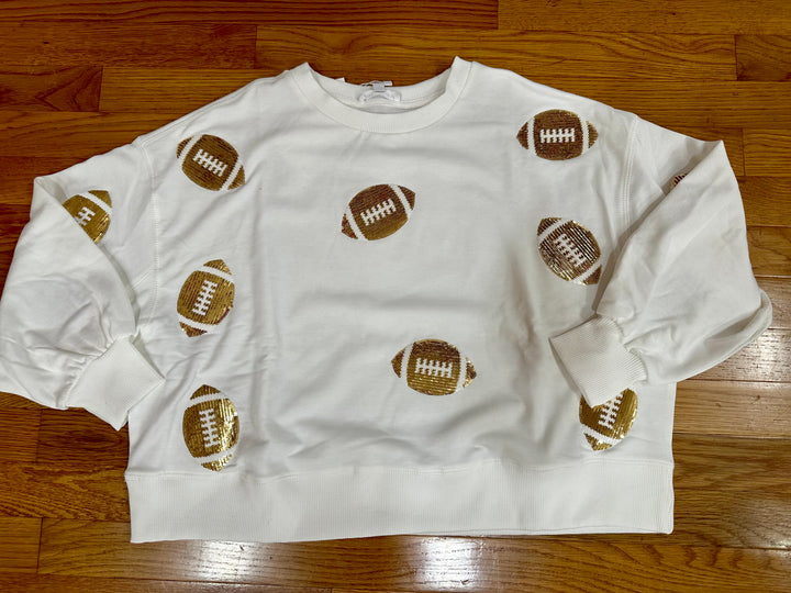 Sequin Football 🏈 top