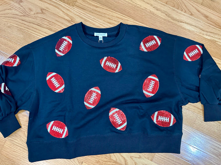 Sequin Football 🏈 top