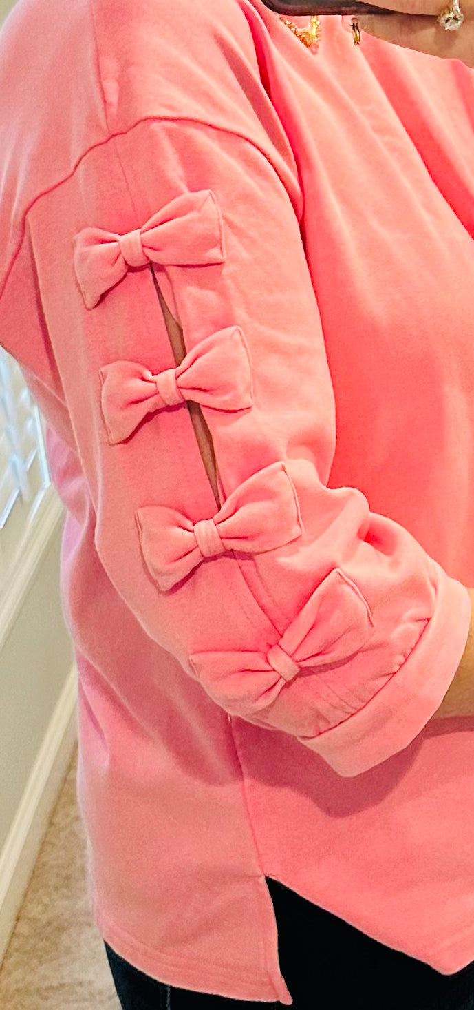 Cozy and Bows- Pink