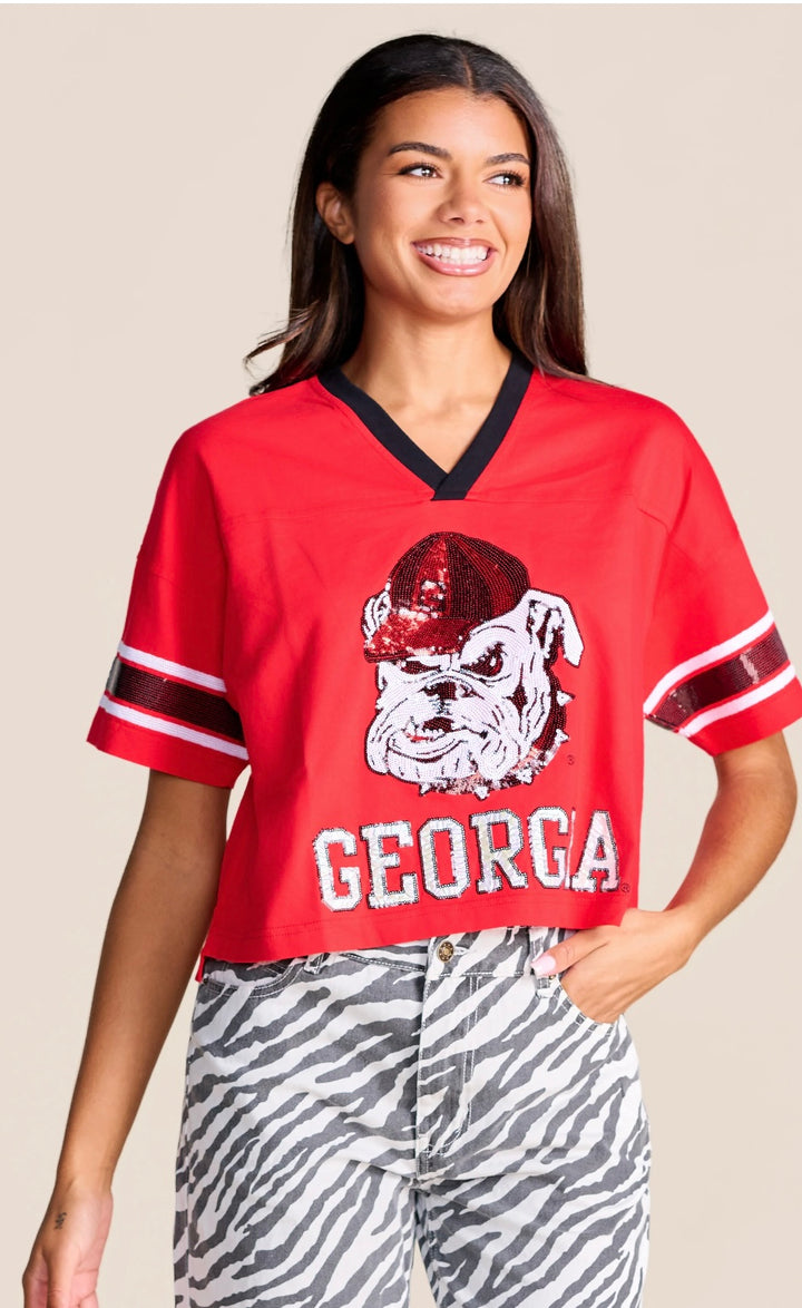 The Blitz Jersey Sequin Tee
