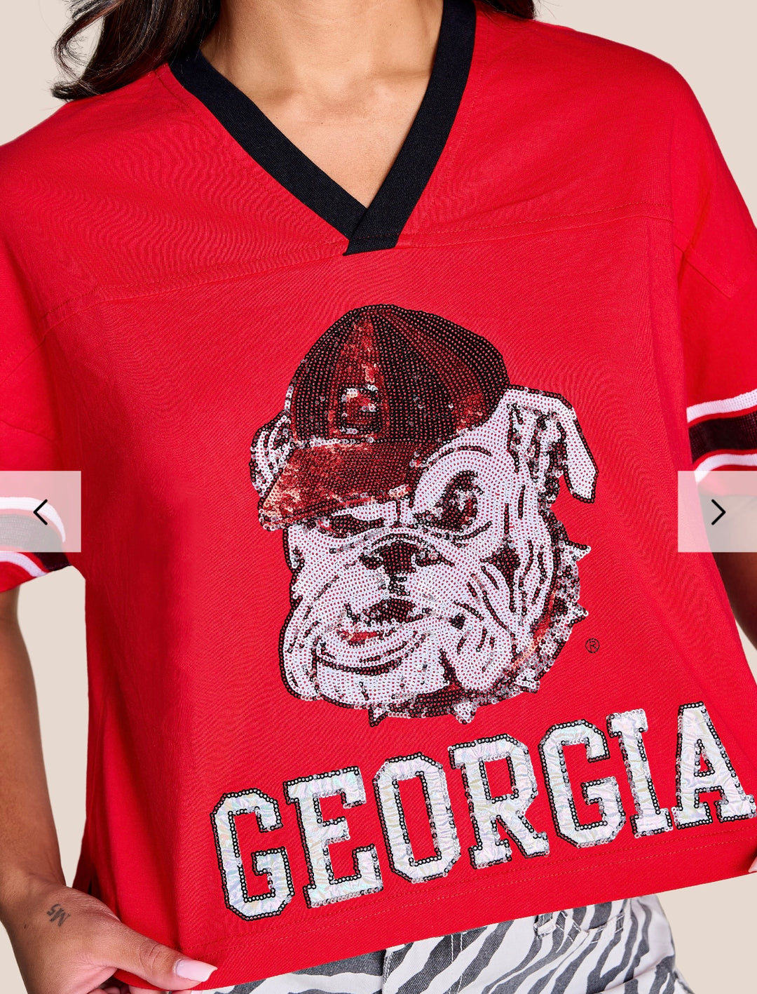 The Blitz Jersey Sequin Tee