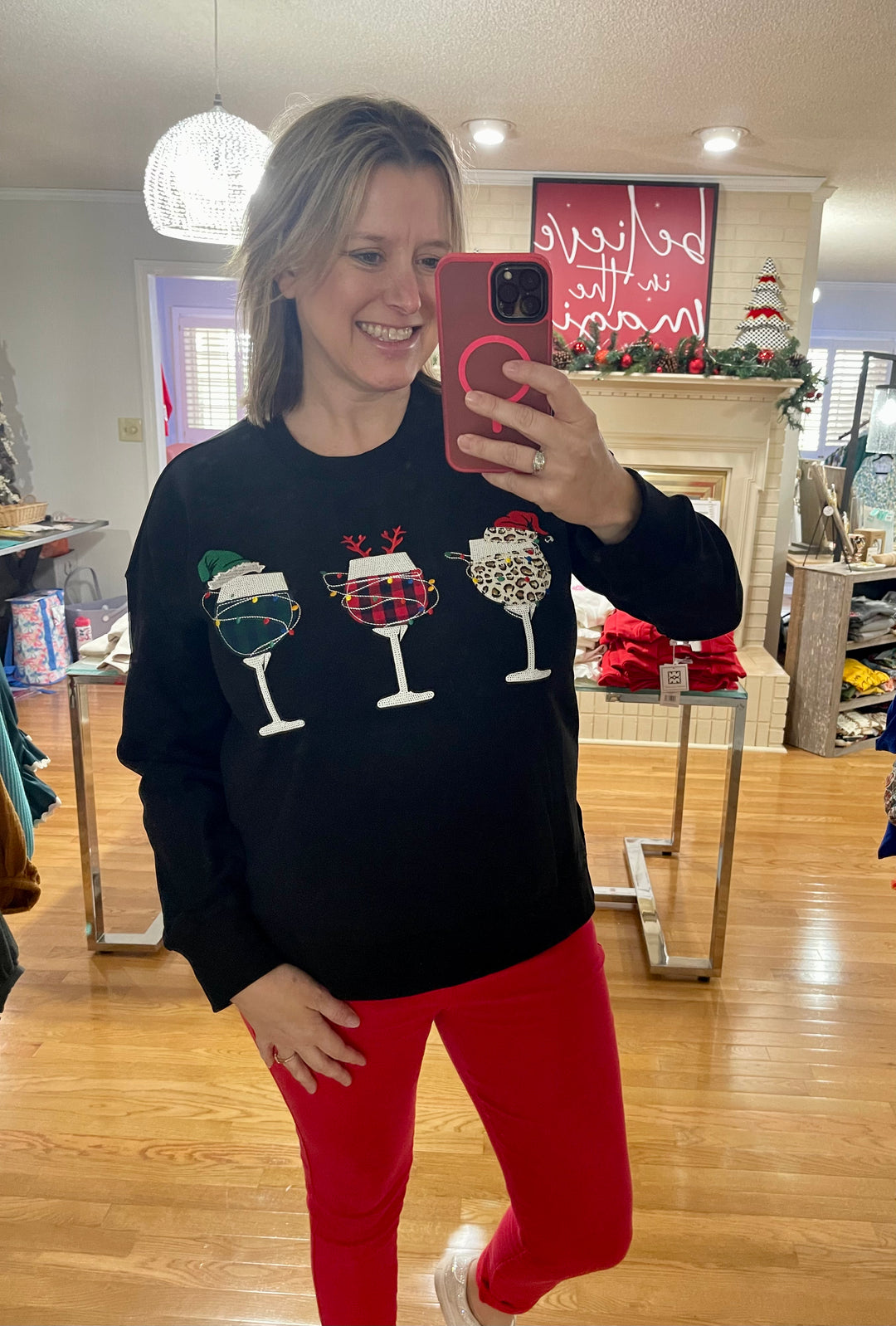 Christmas Wine Top