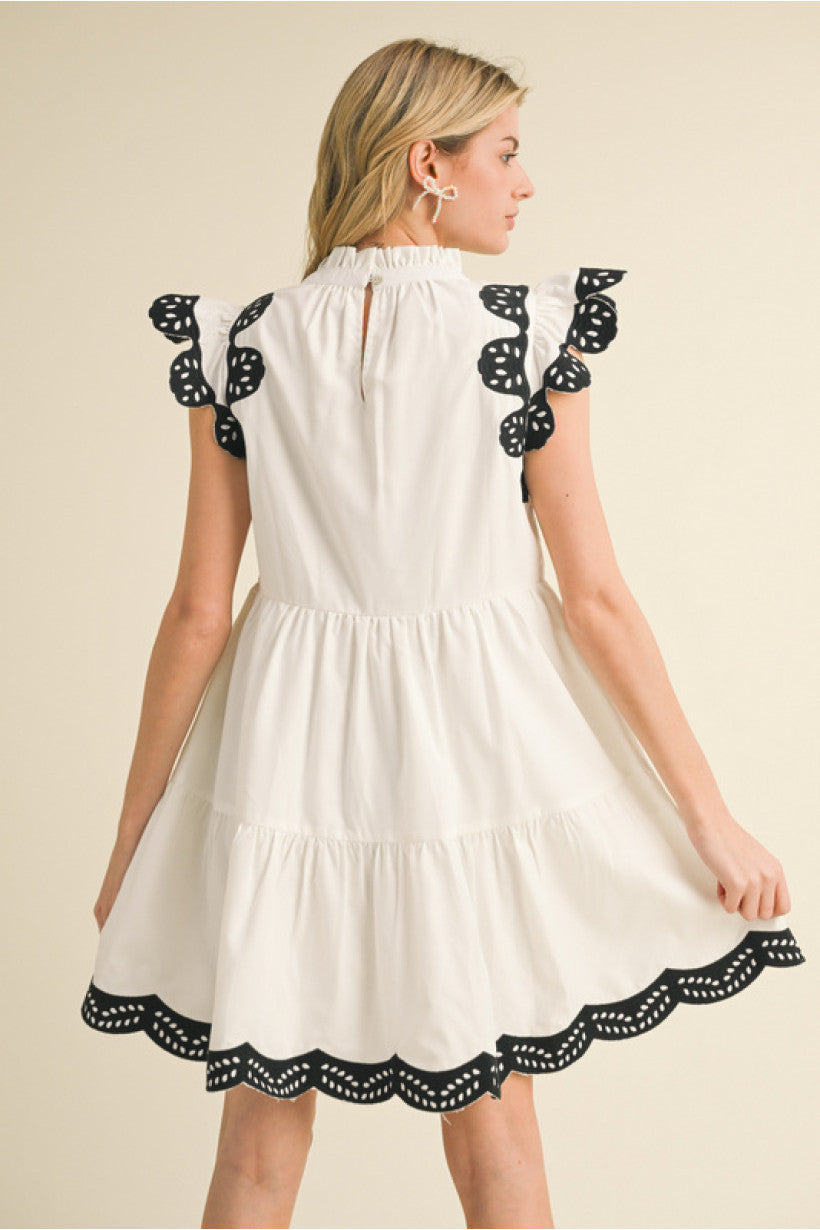 Classy and Chic in White with Black