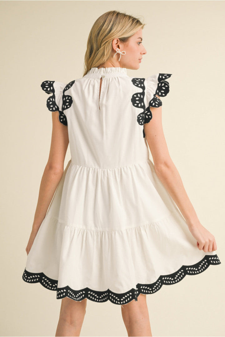 Classy and Chic in White with Black