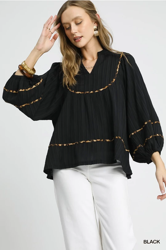 Midnight Ember Blouse