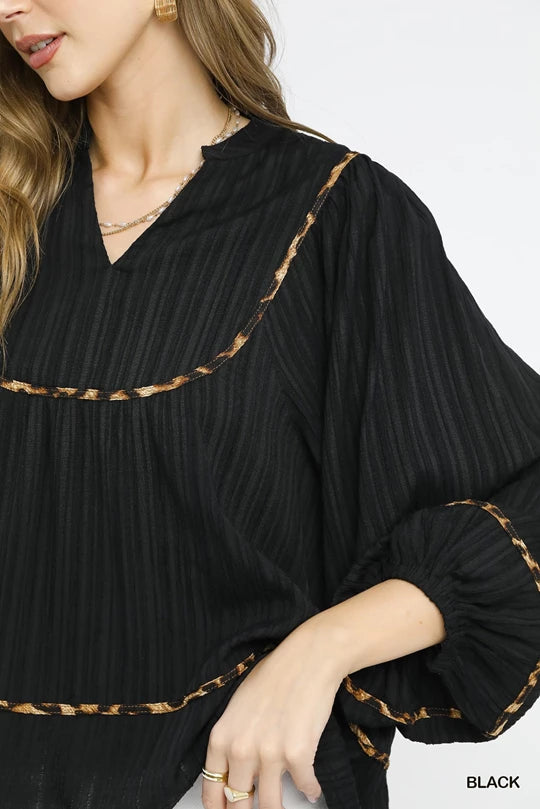Midnight Ember Blouse