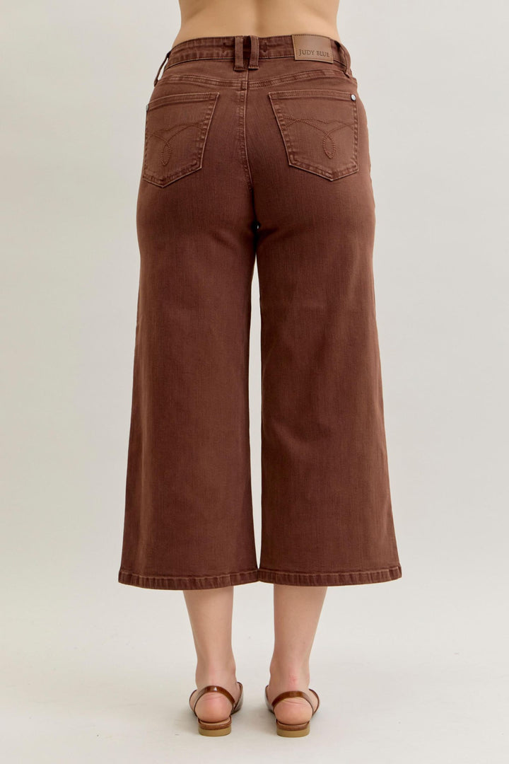 Cocoa Grove Wide Crop Jeans by Judy Blue ✨