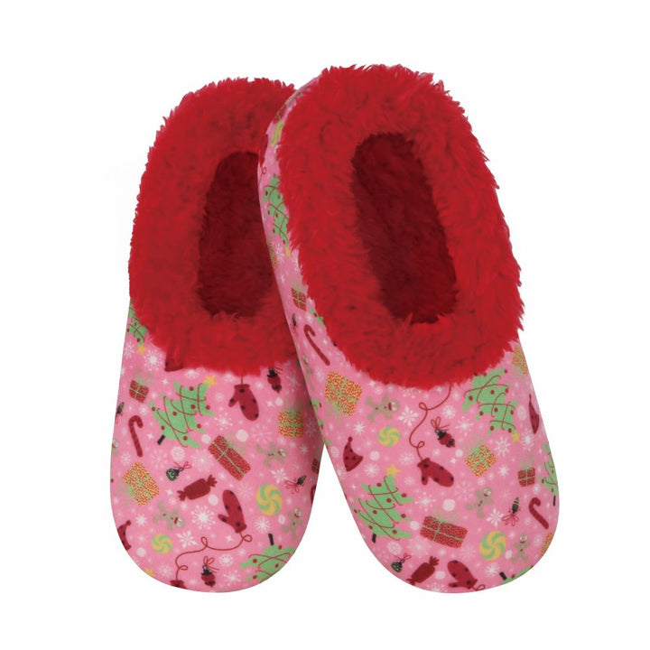 Holiday Classic Snoozies® – Cozy Sherpa Slippers (4 Festive Prints!)