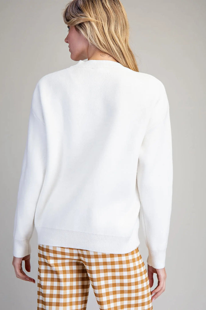 Tinsel Christmas Tree Sweater