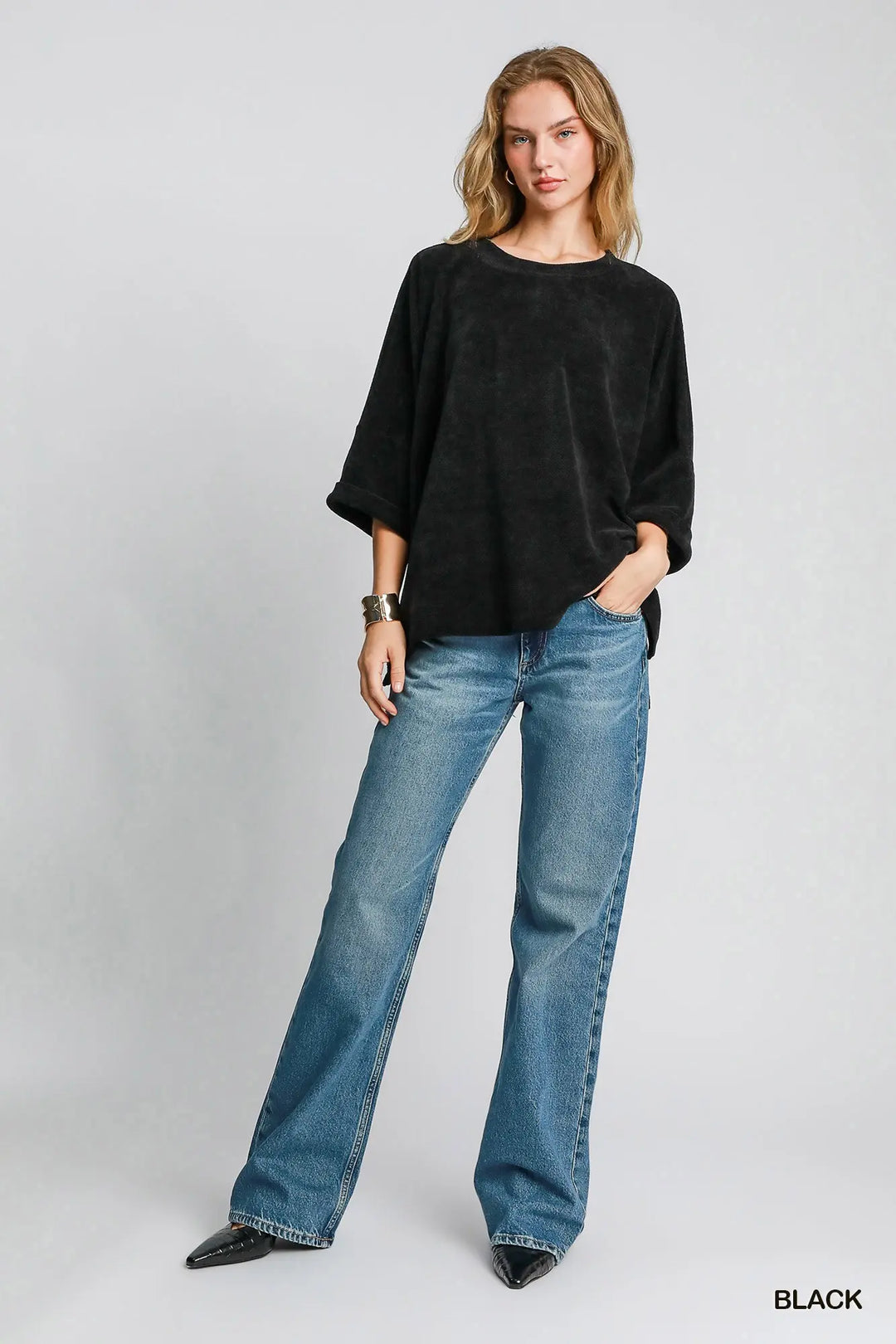 Midnight Cloud Chenille Top