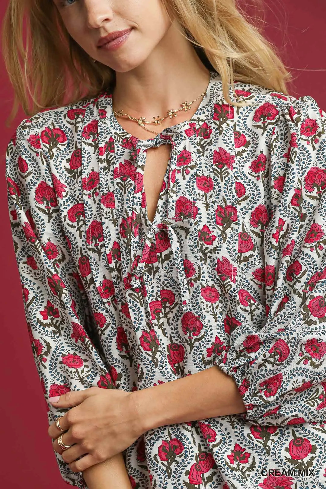 🌸 Rose Garden Blooms Blouse
