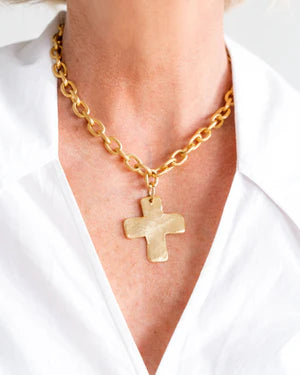 Solid Cross Necklace