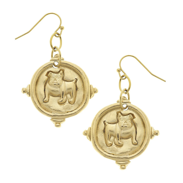 Bulldog Earrings by Susan Shaw