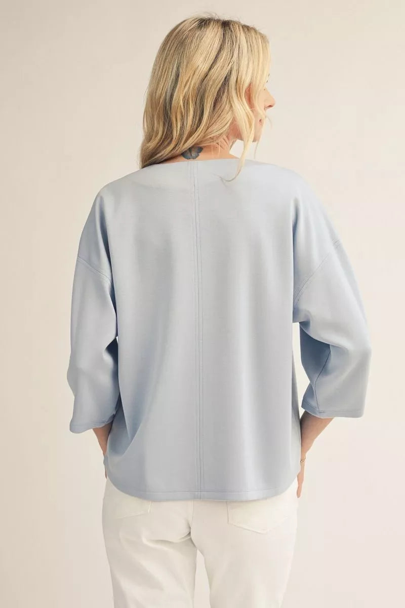 Cloud Nine V-Neck Essential Top