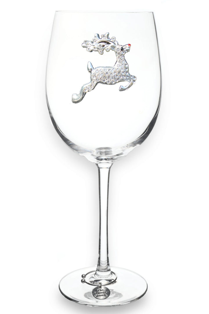 Reindeer Jeweled Glassware