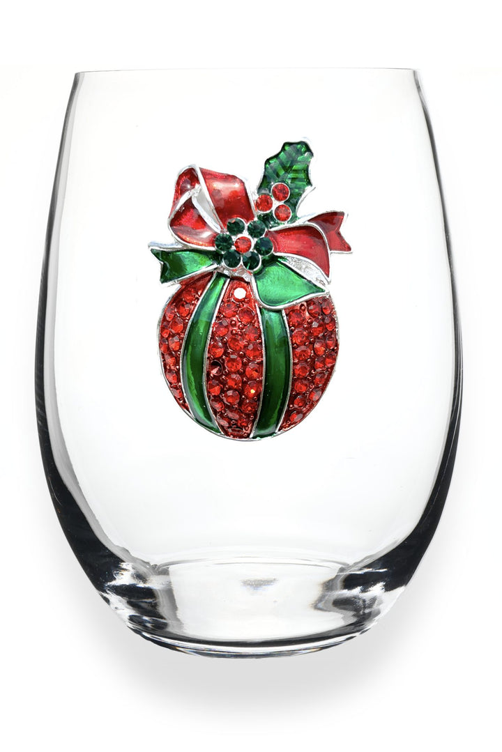 Christmas Ornament Jeweled Glassware