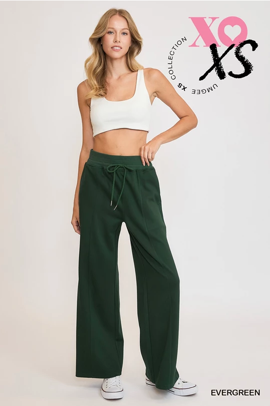 Luxeknit Pull- On Sweatpants-green