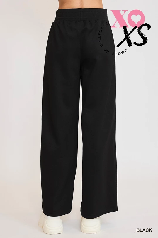 Luxeknit Pull- On Sweatpants-black