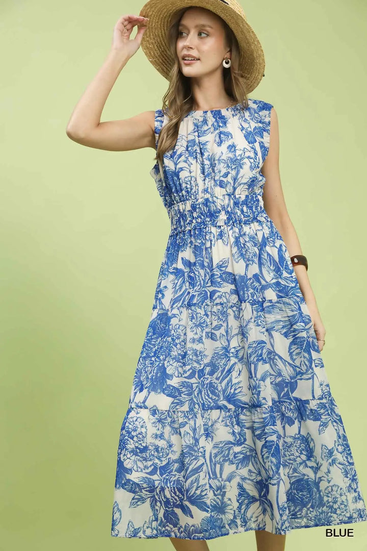 Blue Willow Garden Dress