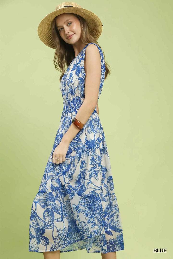 Blue Willow Garden Dress
