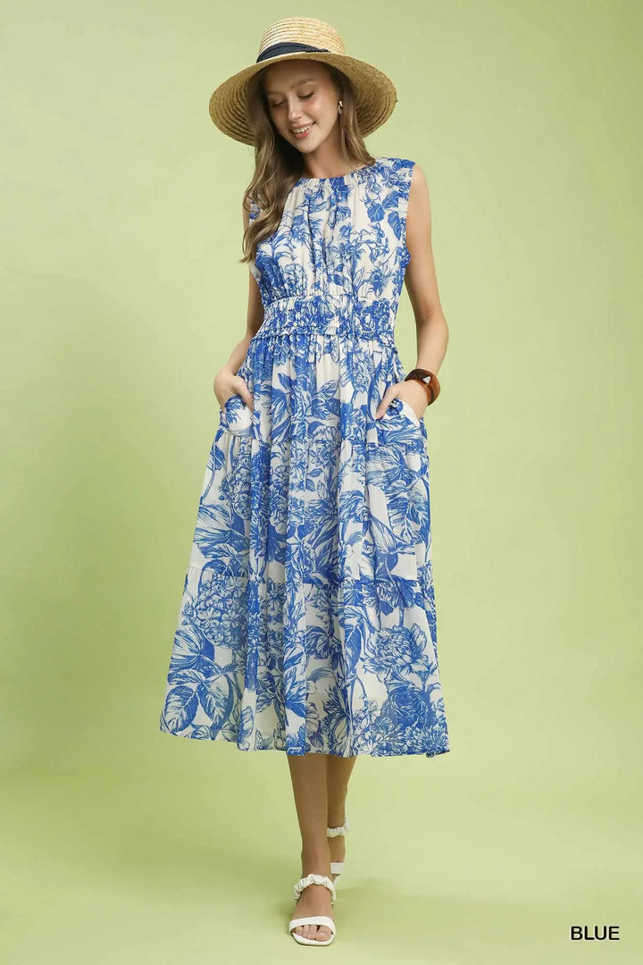 Blue Willow Garden Dress