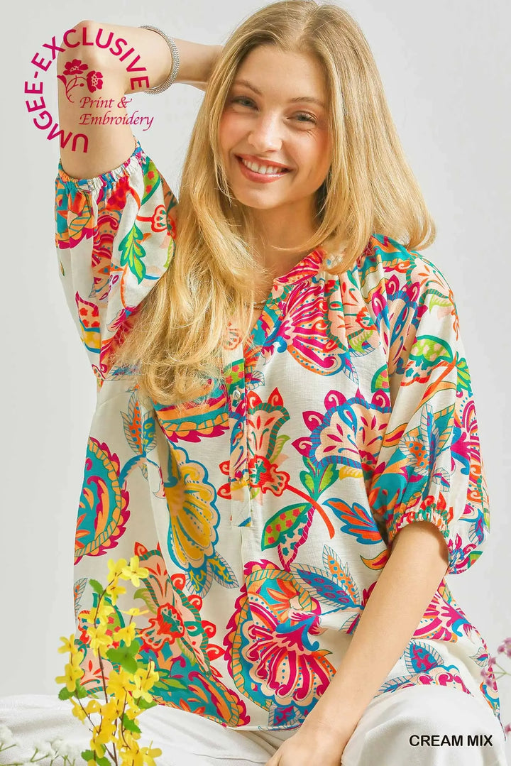 Paisley Parade Top