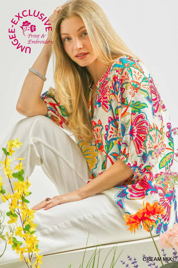 Paisley Parade Top