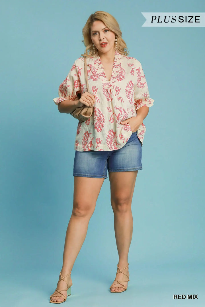 Southern Charm Paisley Top