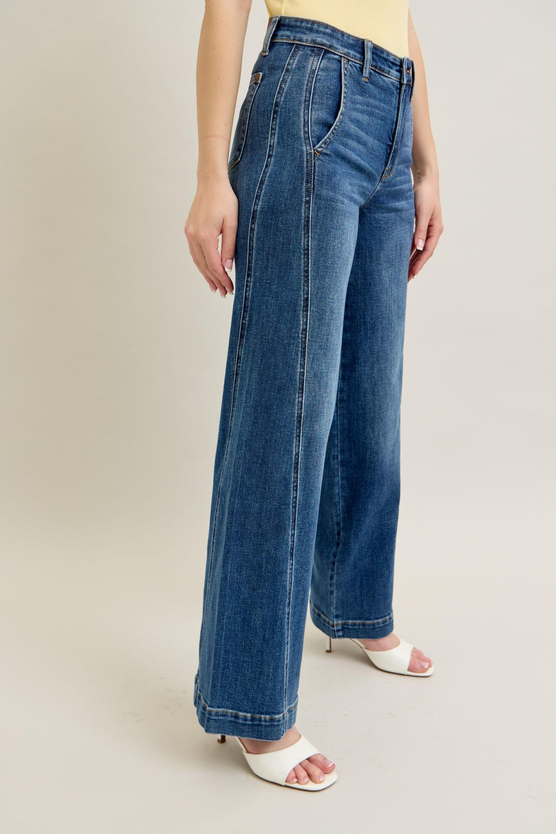 Judy Blue HW Trouser Wide Leg