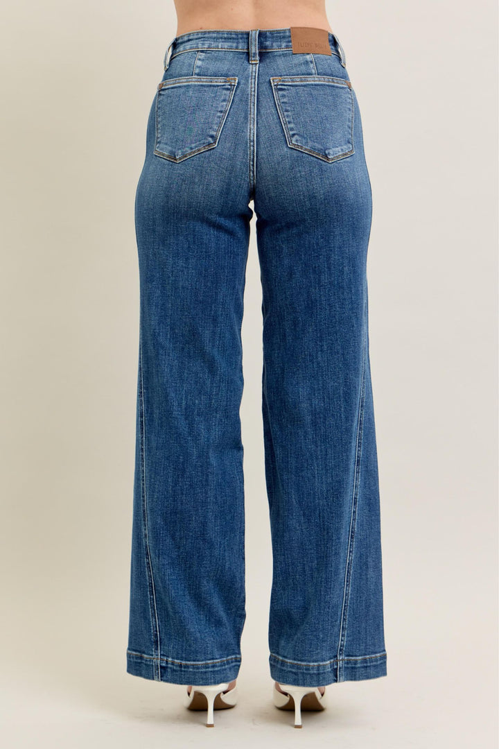 Judy Blue HW Trouser Wide Leg