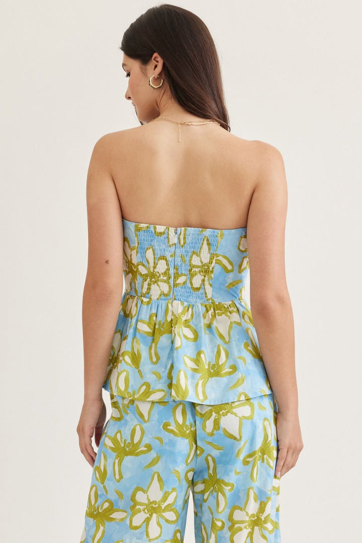 Palm Coast Floral Pant Set