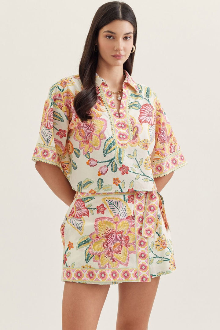 Coastal Garden Wrap Set - Pink