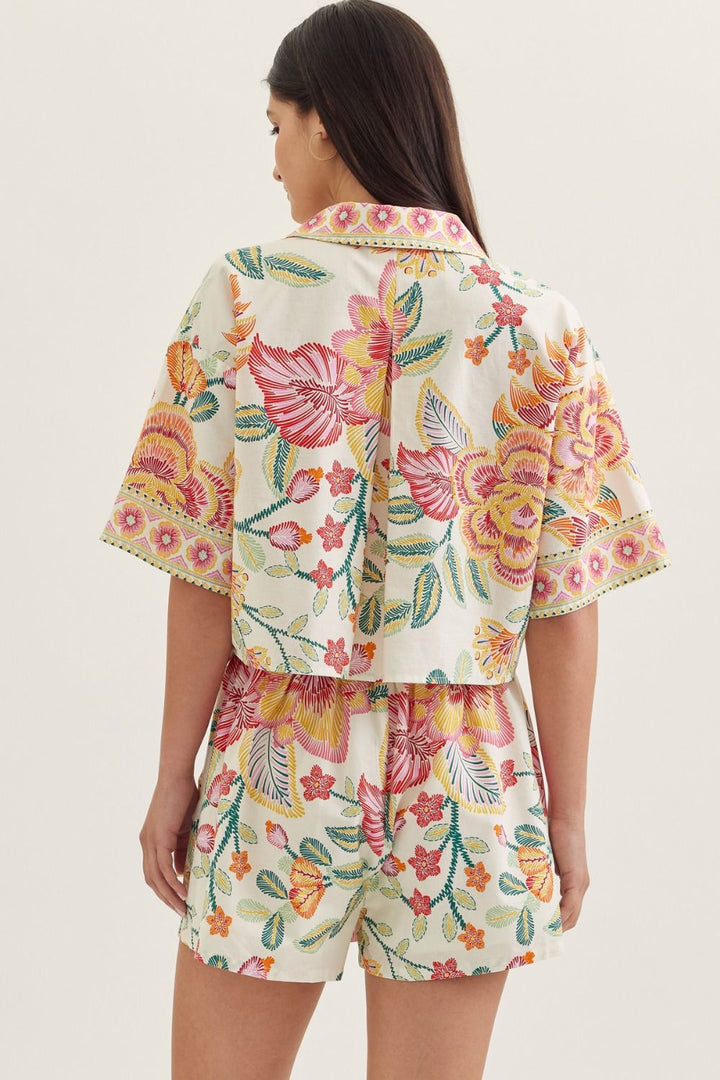 Coastal Garden Wrap Set - Pink