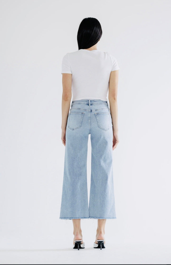 Sea Glass Sparkle Wide Leg- Mica
