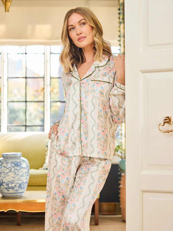 Women's Charlotte Satin Pants Set