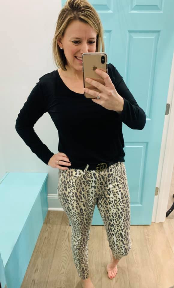 Leopard Cello Jeans