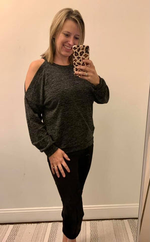 Heimish Open Shoulder Sweater