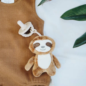 Sloth Plush and Pacifier