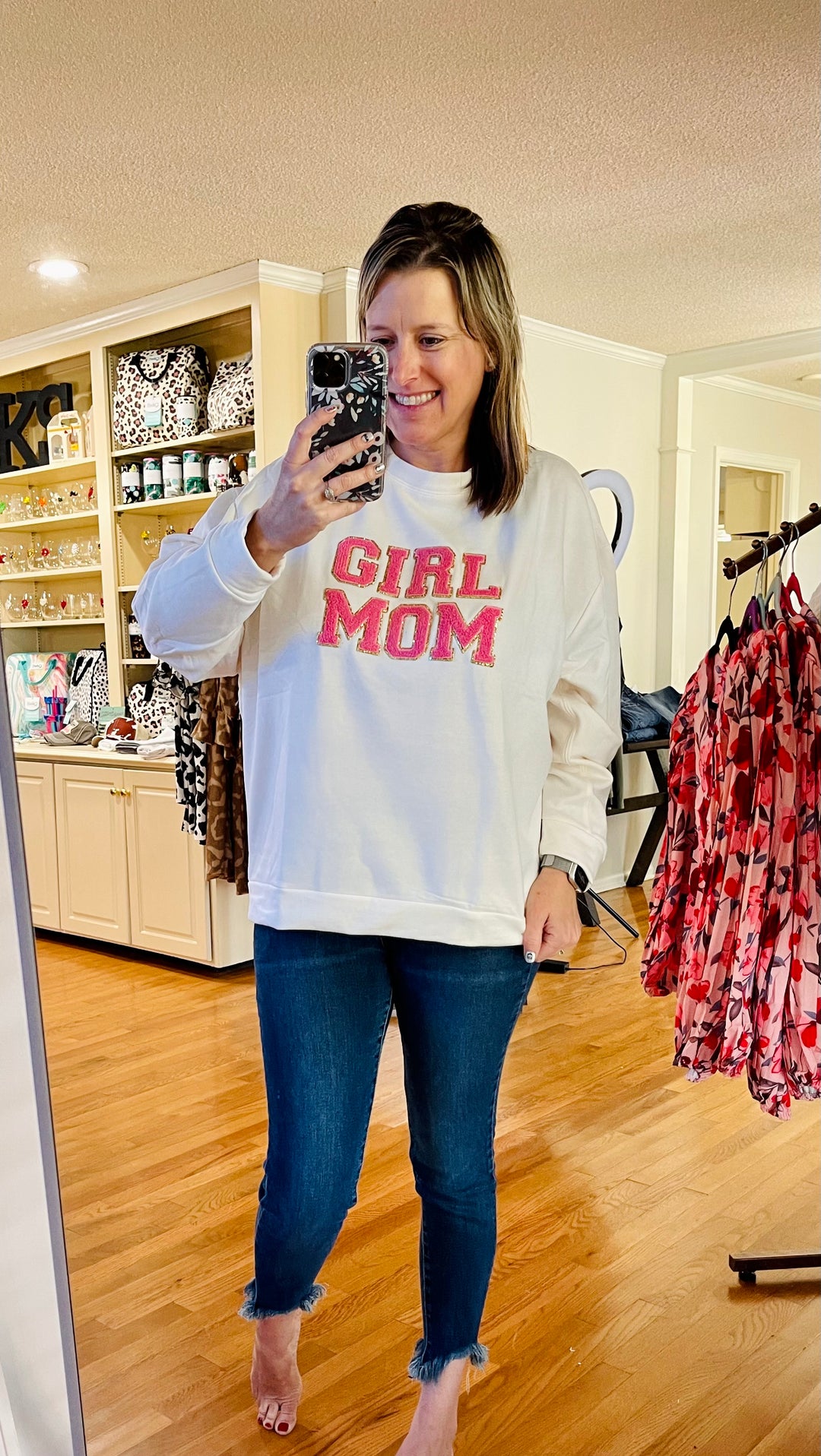 Girl Mom sweatshirt